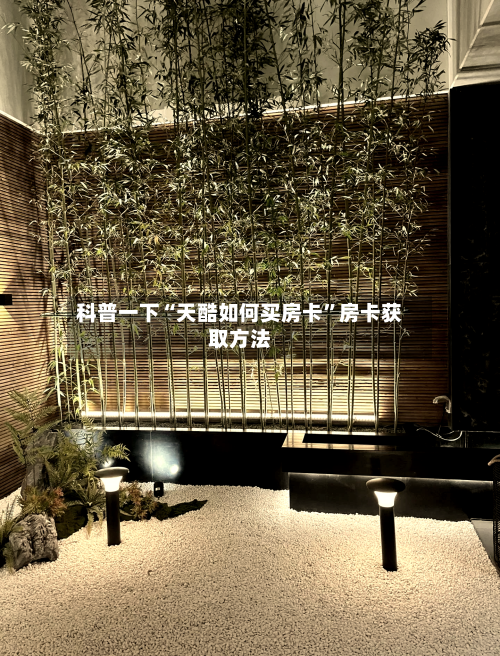 科普一下“天酷如何买房卡	”房卡获取方法-第3张图片