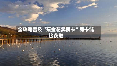 全攻略普及“玩金花卖房卡”房卡链接获取-第3张图片