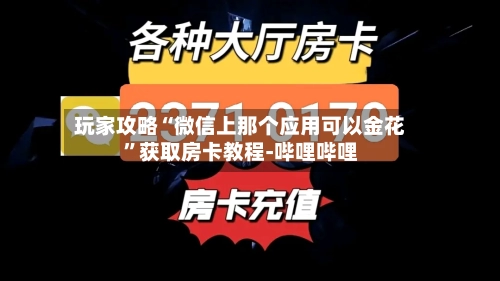 玩家攻略“微信上那个应用可以金花”获取房卡教程-哔哩哔哩