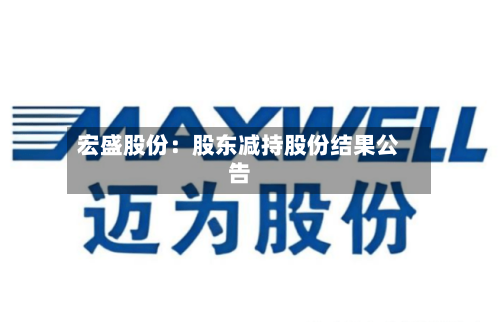 宏盛股份：股东减持股份结果公告