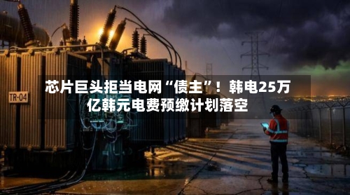 芯片巨头拒当电网“债主	”！韩电25万亿韩元电费预缴计划落空-第2张图片