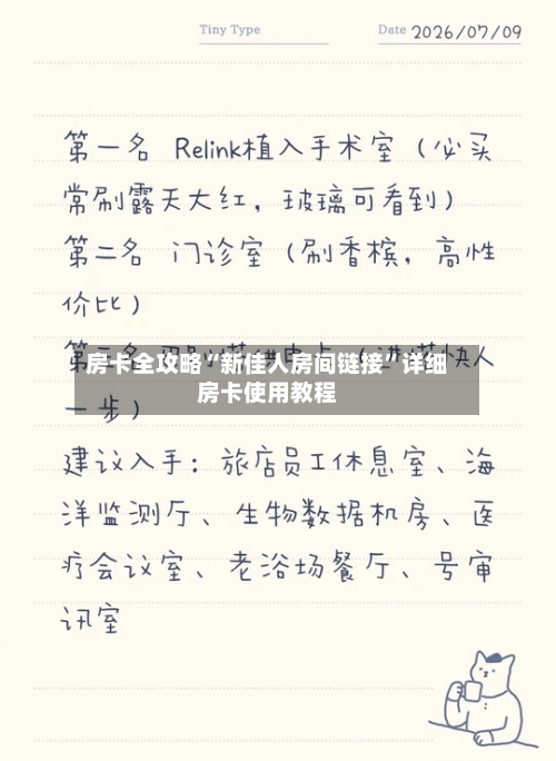 房卡全攻略“新佳人房间链接”详细房卡使用教程-第2张图片