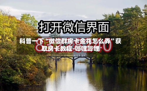 科普一下“微信群房卡金花怎么弄”获取房卡教程-哔哩哔哩-第3张图片