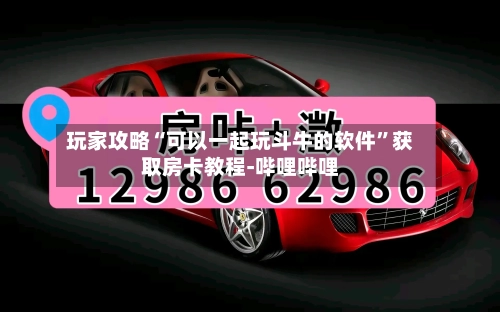 玩家攻略“可以一起玩斗牛的软件	”获取房卡教程-哔哩哔哩-第2张图片