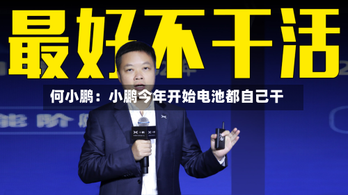 何小鹏:小鹏今年开始电池都自己干-第2张图片