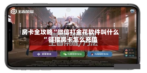 房卡全攻略“微信打金花软件叫什么”链接房卡怎么充值-第2张图片
