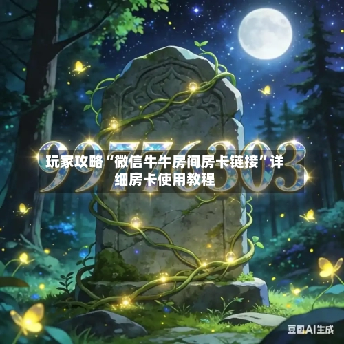 玩家攻略“微信牛牛房间房卡链接”详细房卡使用教程