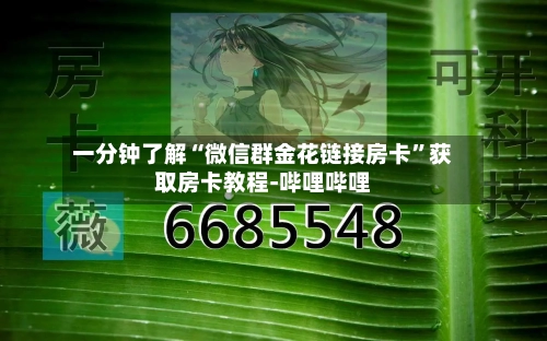 一分钟了解“微信群金花链接房卡”获取房卡教程-哔哩哔哩-第3张图片