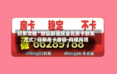 玩家攻略“微信群链接金花房卡联系方式	”获取房卡教程-哔哩哔哩-第3张图片