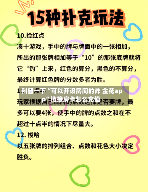 科普一下“可以开设房间的炸 金花app”链接房卡怎么充值-第2张图片