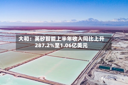 大和:英矽智能上半年收入同比上升287.2%至1.06亿美元-第1张图片