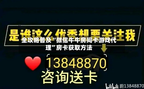 全攻略普及“微信牛牛房间卡游戏代理”房卡获取方法-第3张图片