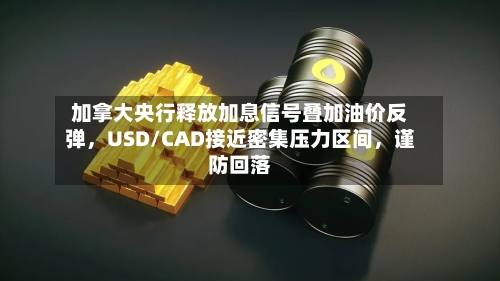 加拿大央行释放加息信号叠加油价反弹，USD/CAD接近密集压力区间	，谨防回落-第3张图片