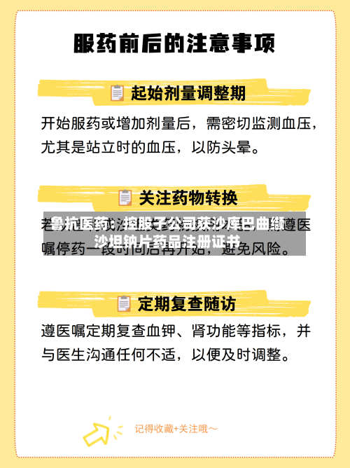 鲁抗医药：控股子公司获沙库巴曲缬沙坦钠片药品注册证书-第2张图片