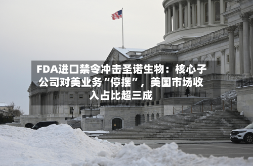 FDA进口禁令冲击圣诺生物：核心子公司对美业务“停摆”，美国市场收入占比超三成
