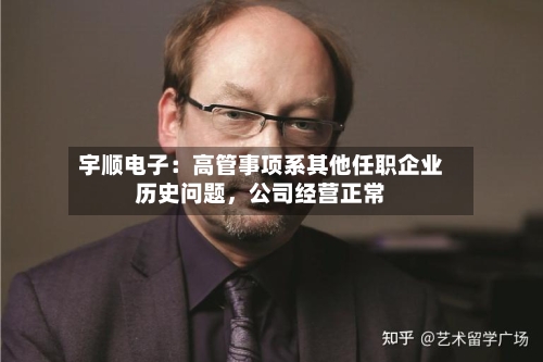 宇顺电子：高管事项系其他任职企业历史问题，公司经营正常-第3张图片