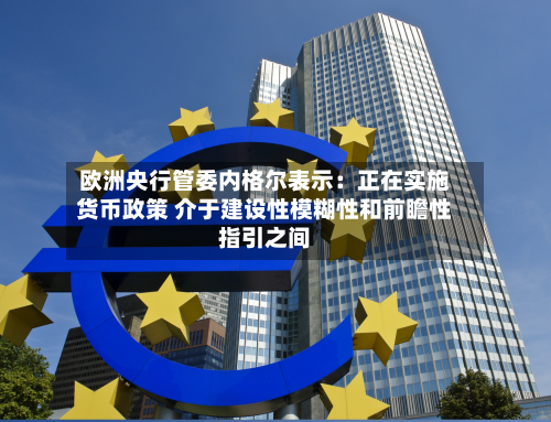 欧洲央行管委内格尔表示：正在实施货币政策 介于建设性模糊性和前瞻性指引之间