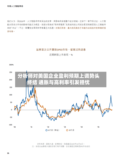 分析师对美国企业盈利预期上调势头终结 通胀与高利率引发担忧-第2张图片
