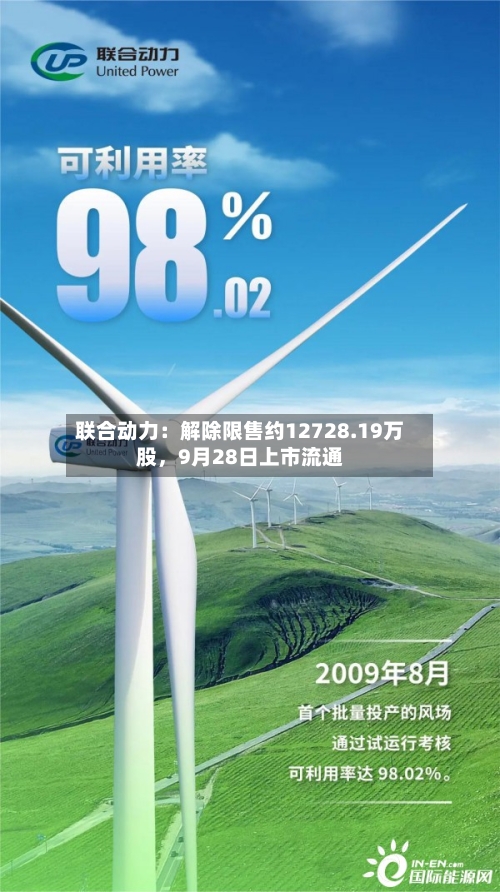 联合动力：解除限售约12728.19万股，9月28日上市流通-第2张图片
