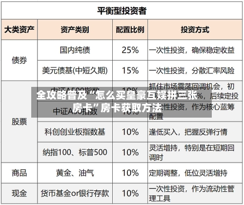 全攻略普及“怎么买皇豪互娱拼三张房卡”房卡获取方法-第2张图片