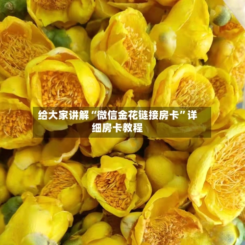 给大家讲解“微信金花链接房卡	”详细房卡教程-第3张图片