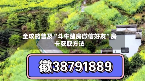 全攻略普及“斗牛建房微信好友”房卡获取方法-第2张图片