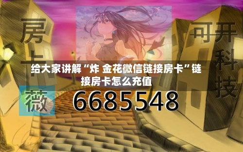给大家讲解“炸 金花微信链接房卡”链接房卡怎么充值-第2张图片