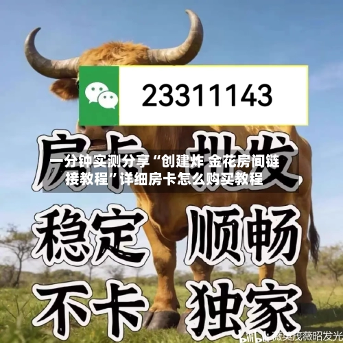 一分钟实测分享“创建炸 金花房间链接教程”详细房卡怎么购买教程-第3张图片