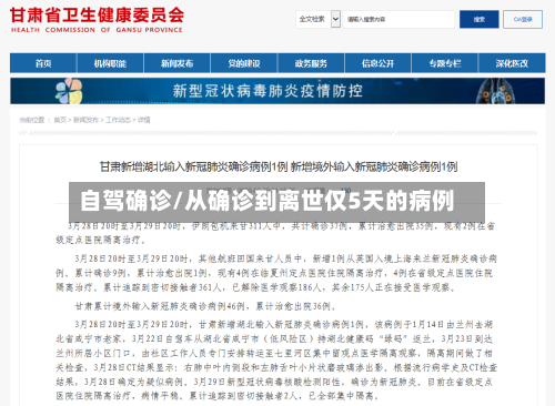 自驾确诊/从确诊到离世仅5天的病例-第3张图片