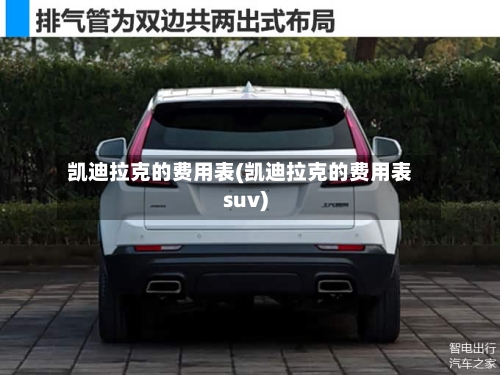 凯迪拉克的费用表(凯迪拉克的费用表suv)