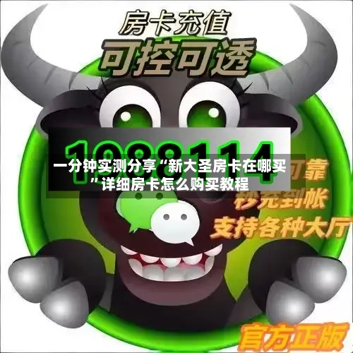 一分钟实测分享“新大圣房卡在哪买”详细房卡怎么购买教程-第2张图片