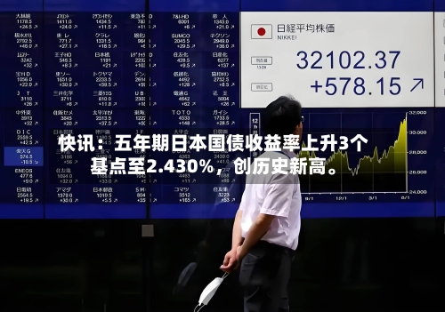 快讯：五年期日本国债收益率上升3个基点至2.430%	，创历史新高	。-第2张图片