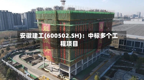 安徽建工(600502.SH)：中标多个工程项目-第2张图片