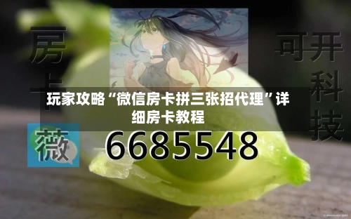 玩家攻略“微信房卡拼三张招代理”详细房卡教程-第2张图片