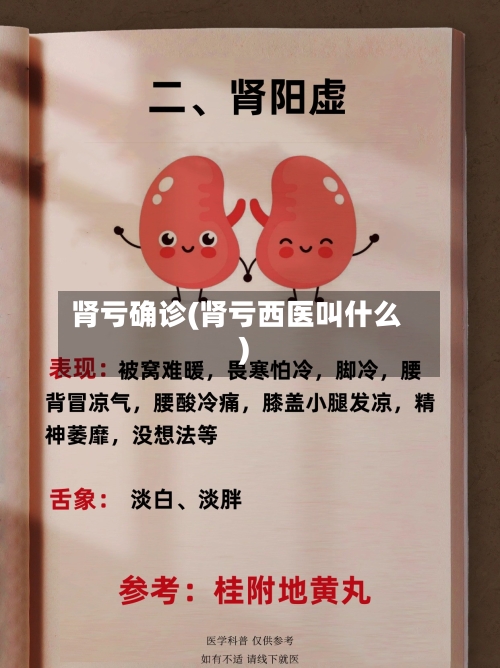 肾亏确诊(肾亏西医叫什么)