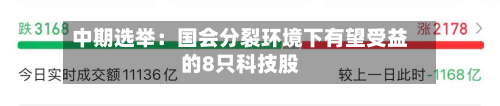 中期选举：国会分裂环境下有望受益的8只科技股-第3张图片