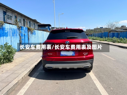 长安车费用表/长安车费用表及图片-第2张图片