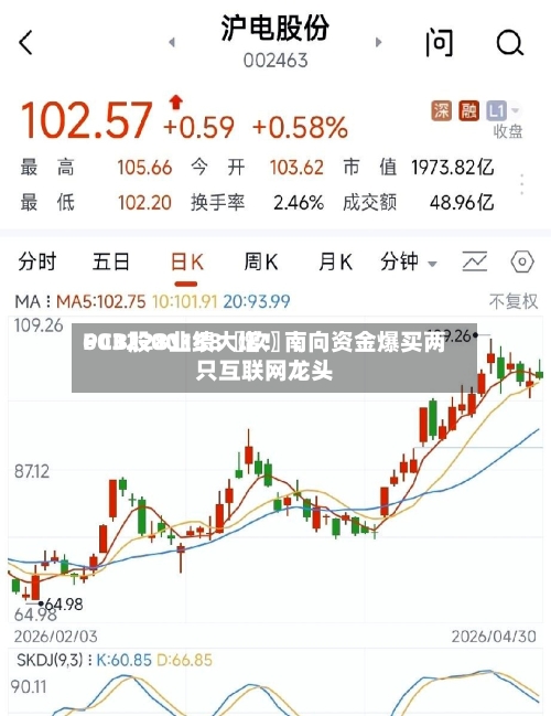 PCB股00138〖玖〗	、603228业绩大增！南向资金爆买两只互联网龙头-第3张图片