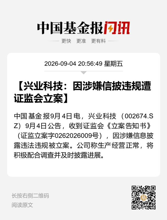 002674，被证监会立案调查